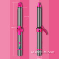 cara mengeriting rambut curling iron